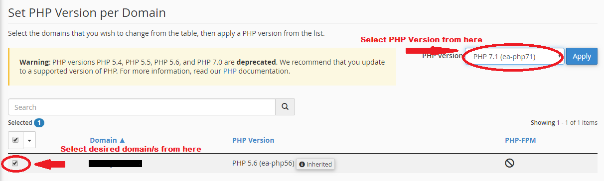 select php